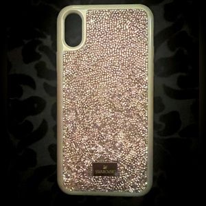 Swarovski Rose Gold Crystal Bling Phone Case-iPhone X/XS